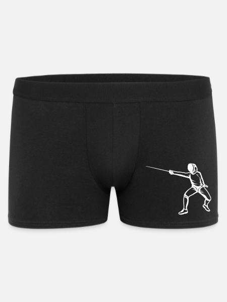 Fencer's Sketch - Men's Boxer Shorts - black