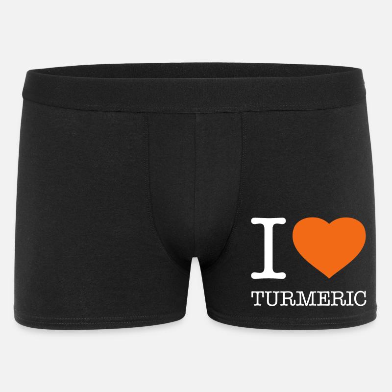 J’ADORE LE CURCUMA - Boxer Homme - noir