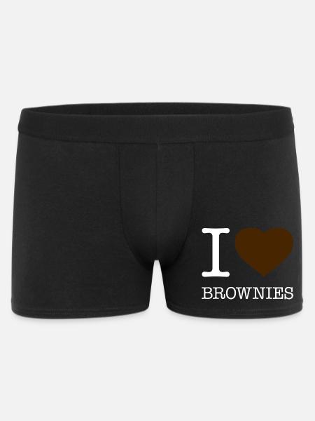 J’ADORE LES BROWNIES - Boxer Homme - noir