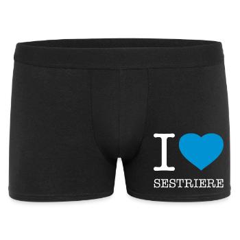 I LOVE SESTRIERE - Men's Boxer Shorts - black - Front