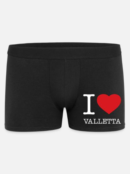 J’AIME LA VALETTE Malte - Boxer Homme - noir