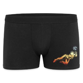 Beach Volleyball Woman - Men's Boxer Shorts - black - Front