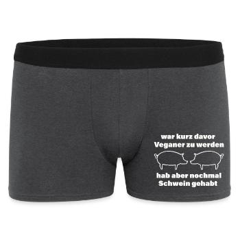 COCHON - Boxer Homme - charbon - Devant