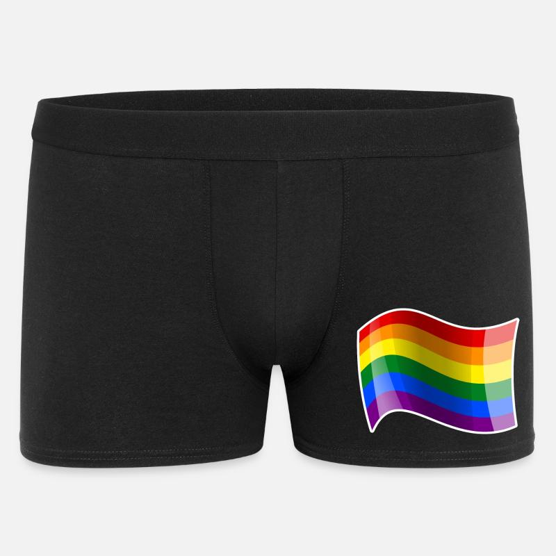 Scintillement d’énergie des ondes arc-en-ciel - Boxer Homme - noir