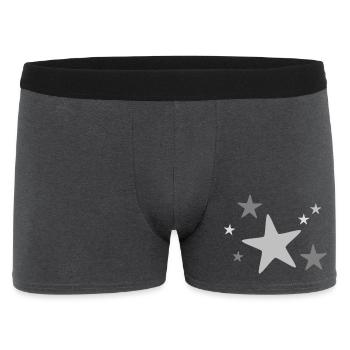 Star group multicolored - Men's Boxer Shorts - charcoal grey - Front