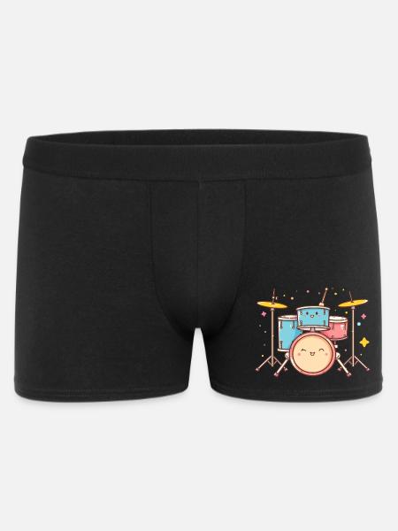 Trapset Cartoon Look - Männer Boxer Shorts - Schwarz