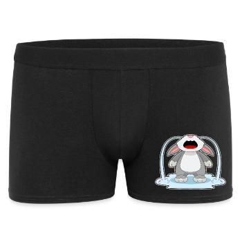 Lapin triste - Boxer Homme - noir - Devant