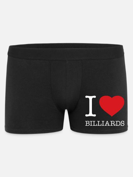 J’ADORE LE BILLARD - Boxer Homme - noir