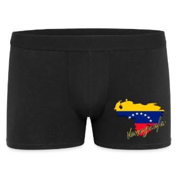 Map of the flag of Venezuela, Venezuelan pride - Men's Boxer Shorts - black - Front