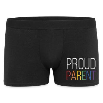 Mois de la fierté LGBTQ - Proud Parent - Boxer Homme - noir - Devant
