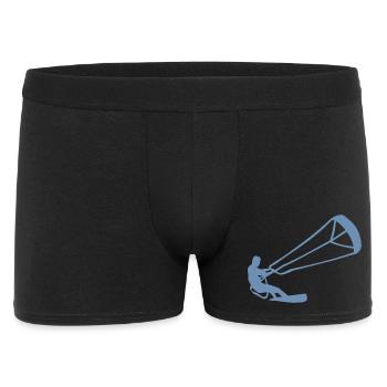 Kitesurfeur Silhouette Kiteboarding Adrenaline Sport - Boxer Homme - noir - Devant