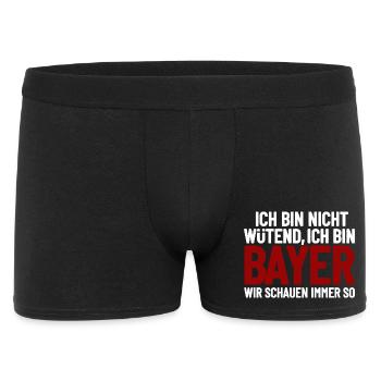 I'm not angry - I'm Bavarian - Men's Boxer Shorts - black - Front