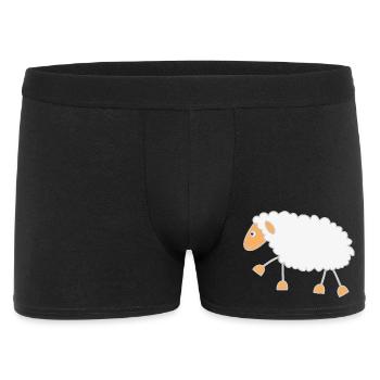 Funny Sheep - Men's Boxer Shorts - black - Front