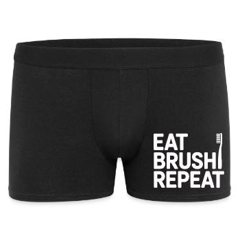 Zahnarztpraxis Mundgesundheit Design - Männer Boxer Shorts - Schwarz - Vorne