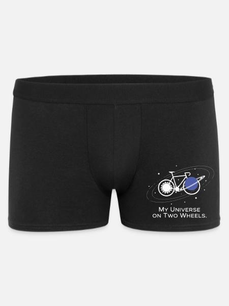 Cosmic Bike Orbit - Men's Boxer Shorts - black