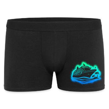 Croisière, croisière, croisieurs - Boxer Homme - noir - Devant
