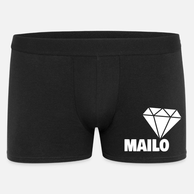 Mailo als Edel - Männer Boxer Shorts - Schwarz