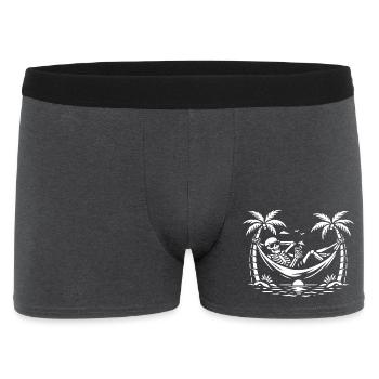 Skelett-Hammock-Paradies - Männer Boxer Shorts - Anthrazit - Vorne
