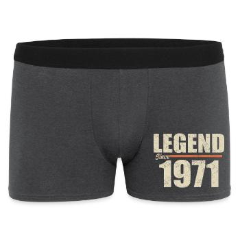 Birthday 1971 | Legend since 1971 - Men's Boxer Shorts - charcoal grey - Front