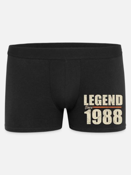 Anniversary 1988 | Legend since 1988 - Men's Boxer Shorts - black