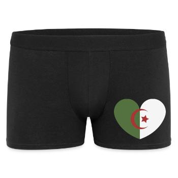 Drapeau du cœur de l’Algérie - Boxer Homme - noir - Devant