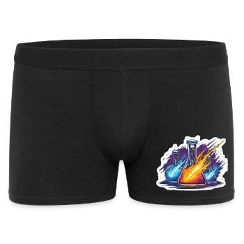 Expérience du laboratoire de la pluie de météores Quadrantide Lab Geek - Boxer Homme - noir - Devant