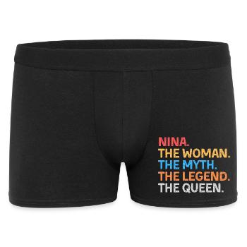 Nina La Femme Le Mythe La Légende La Reine - Boxer Homme - noir - Devant