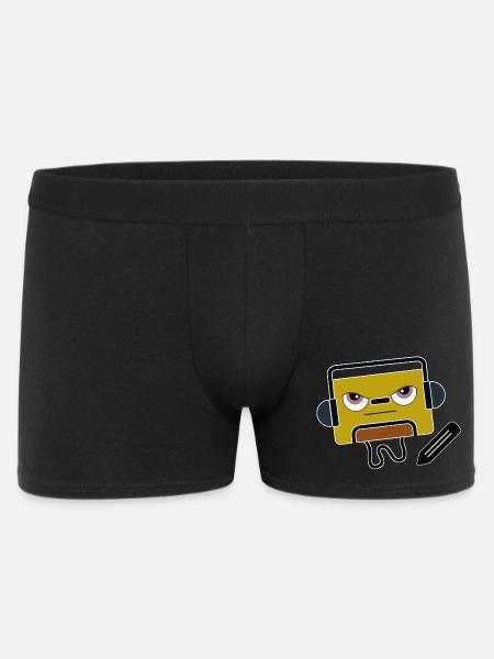 BlockAudio Serious Writing Retro Cassette - Men's Boxer Shorts - black