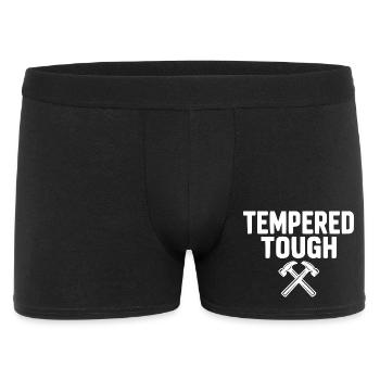 Tempered Tough - Men's Boxer Shorts - black - Front