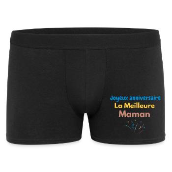 Happy Birthday The Best Mom - Men's Boxer Shorts - black - Front