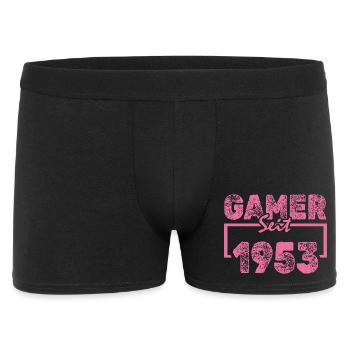 1953 - Männer Boxer Shorts - Schwarz - Vorne
