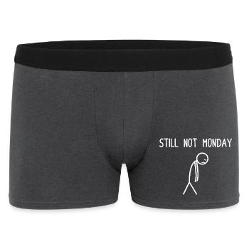 Toujours pas les traders boursiers du lundi - Boxer Homme - charbon - Devant