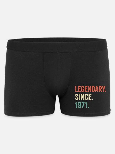 legendary since 1971 - Men's Boxer Shorts - black