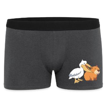 Capybara Capibara - Boxer Homme - charbon - Devant