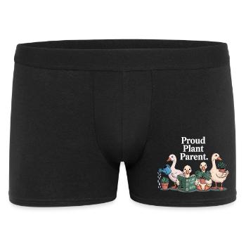 Idée cadeau du jardin des oies Shirts Plants - Boxer Homme - noir - Devant