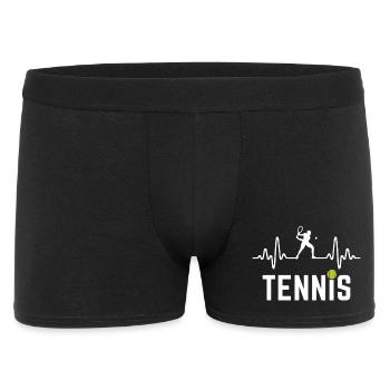 Joueur de tennis Heartbeat - Boxer Homme - noir - Devant