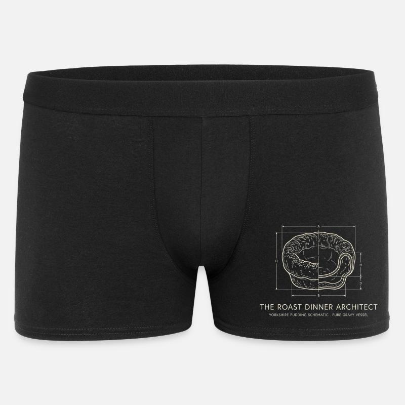 Roast Dinner Architect - Yorkshire Pudding  - Men's Boxer Shorts - black