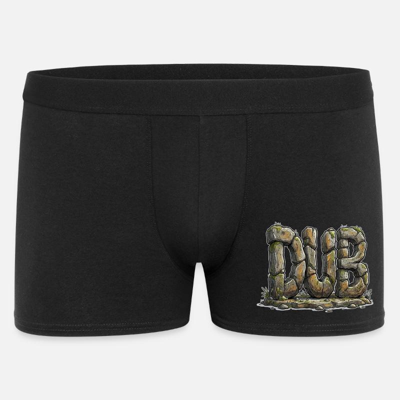Dub Reggae - Männer Boxer Shorts - Schwarz