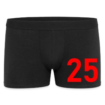 25. 25 YEARS. 25th ANNIVERSARY. 25 YEARS ANNIVERSARY. - Men's Boxer Shorts - black - Front