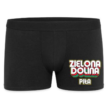 Zielona Dolina Piła. Name des Retro-Bezirks - Männer Boxer Shorts - Schwarz - Vorne