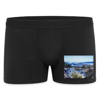 Bremstølen - Men's Boxer Shorts - black - Front