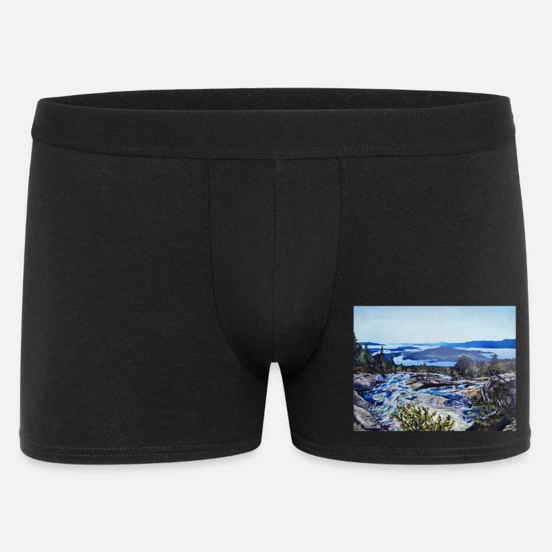 Bremstølen - Männer Boxer Shorts - Schwarz