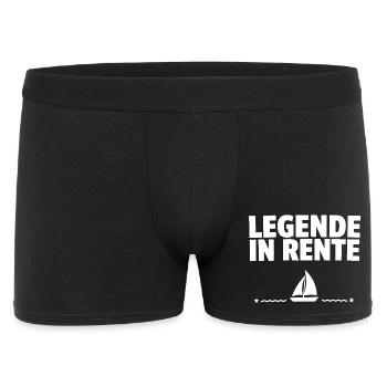 Enfin sans pension - Boxer Homme - noir - Devant