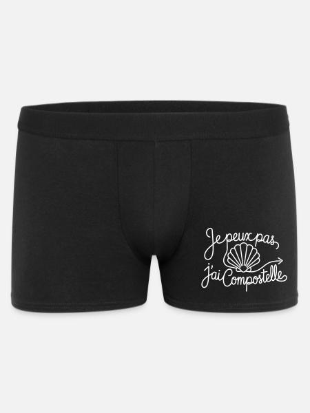 Je peux pas j'ai Compostelle - Boxer Homme - noir
