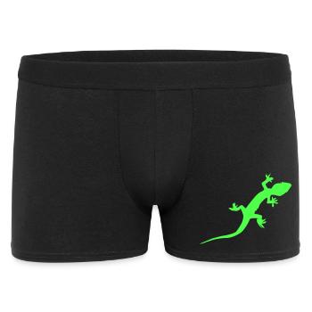 Neon Gecko Silhouette - Men's Boxer Shorts - black - Front