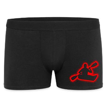 Kayak Paddle Boat Kids Men Boys Canoe - Men's Boxer Shorts - black - Front