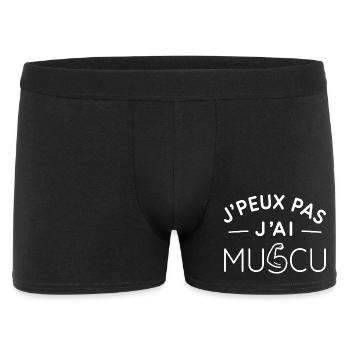 Musculation Humour Cadeau Passionné de Fitness - Boxer Homme - noir - Devant
