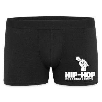 Hip Hop Microphone Power - Men's Boxer Shorts - black - Front