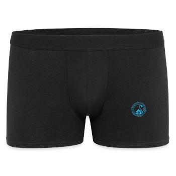 Mantra Sarasvati en yoga sanscrit Motif Yogawear - Boxer Homme - noir - Devant
