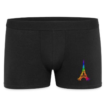 Eiffel Tower - Boxer Homme - noir - Devant